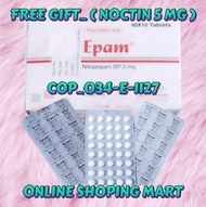 READY STOCK EPAM 5 MG FREE GIFT AND PROMOTION. COP 034 E 1027 1 STRIP 40 TABLET 5 STRIP 200 TABLET 1