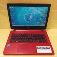 Laptop Bekas Acer Aspire 3 A314-33 N4000 4GB/1TB Red Bersih Terawat