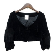 Tiara Jacket Bolero Velour black Direct from Japan Secondhand