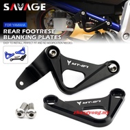Rear Footrest Blanking Plates For YAMAHA MT-07 MT07 FZ-07 FZ07 2014-2021 19 18 20 Motorcycle Racing 