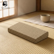 [Serenable] Wedge Meditation Cushion Textured Meditation Cushion textileCovered Floor Pillow