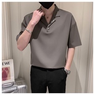 Comfortable Men Polo Shirt Plus Size Kemeja Lengan Pendek Lelaki Fashion Casual Baju T Shirt Lelaki 