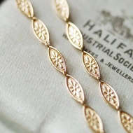 Japanese ins Exquisite Bracelet Fashion Pattern Leaf Tree Gift Embossed agete Akado Leaf Garo Same S