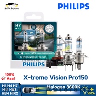 Philips X-treme Vision Pro150 H1 H4 H7 H11 HB3 HB4 HIR2 3400K +150% Brighter Yellow Light Car Haloge