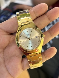 ORIGINAL CASIO Analog Glossy Gold Stainless Steel Unisex Watch MTP-1170N-9A / Legit Casio Analog Gold Dial Glossy Gold Men's Watch MTP-1170N-9A