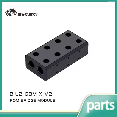 Bykski GPU Terminal Block for Multiple PC Graphics Card Water Cooler Parallel Bridge Module Adapter 