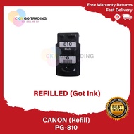 REFILLED PG810 CL811 refill 810 811 INK CARTRIDGES PG-810 & CL-811 PG810 CL811 PG 810 CL 811Ready to