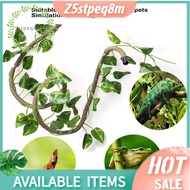 Reptile Bend-A-Branch Vines Flexible Leaves Pet Habitat Decor Climber Jungle Long Vines for Climbing