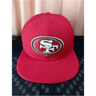 Original New Era fitted hat size 7 1/ 2 (59.6 cm) embroidered logo 'SF' 49ers NFL