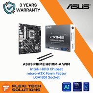 Flexi Tech ASUS PRIME H810M-A WIFI  LGA1851 INTEL MOTHERBOARD