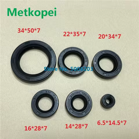 motorcycle CG200 CG250 ZS250 CB250 full complete engine oil seal rubber gear shaft seal for Honda Zo