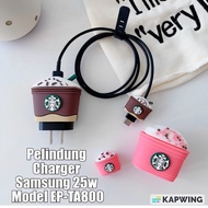 Samsung 25w | Set of 4 PCS Cable & Charger Head Protective Cover Package for Samsung 25w Charger