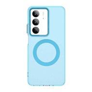 Jingsanc Phone Case For Realme C75x C75 C61 C63 C65s Wireless Charging Phone Casing edge Shockproof 