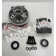 Combo: Sprocket Clutch Hub Sprocket Hub Original Yamaha 125 Y125ZR 125ZR Hub Spoket + Rubber + Bearing + Oil Seal + Skru