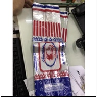 5x100's Tasty Plastic 9x18 Clear 3 Stripe Bread Calypso Plastic Bag