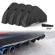Universal Rear Bumper Diffuser Molding Shark Fin Spoiler Protector Cover Car SUV