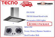 TECNO HOOD AND HOB FOR BUNDLE PACKAGE ( ISA 9298 &amp; MINI 2SV ) / FREE EXPRESS DELIVERY