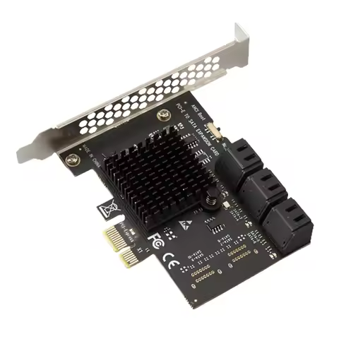 PCIE Sata Expansion Card PCI E 1X 4X To 2/3/4/6 Port Sata3.0 Adapter PCIE SATA Controller PCI Expres