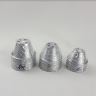 Steamed sponge cake mold with press hole type B, size 7x3.4cm, contents 12 pcs