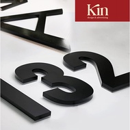 KIN - Custom 3D Acrylic House Number / 3D Lettering Alphabet /  Logo