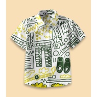 KEMEJA Premium Kids Shirt - GDN doodle art