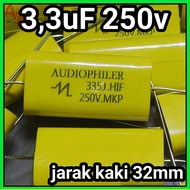 Audiophiler 3,3uf 3u3 335 335 3,3 uf 250v Mkp Tweter Tweeter