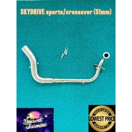 Skydrive sports / crossover pure stainless elbow 51mm