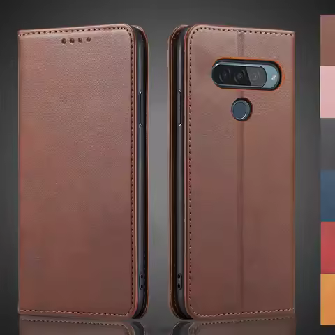 Magnetic attraction Leather Case for LG G8 ThinQ / G8s G8x ThinQ Holster Flip Cover Case Wallet Phon