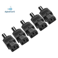 5PCS IEC C13 Power Plug Connector C13 Female Plug Power Adapter Connector 3 Pin Power Socket 250V 10