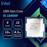 New Intel Core i5-10400F CPU i5 10400F 10th Gen CPU Processor 2.9 GHz 6-Core 12-Thread 65W LGA1200 Game processador No Fan gubeng
