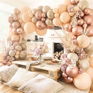 birthday decoration set birthday stand backdrop 114PCS Balloon Arch Bridge Skin Color Ball Set Birth