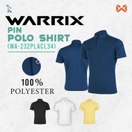 เสื้อโปโลวาริกซ์ WARRIX รุ่น WA-232PLACL34 PIN POLO เสื้อวอริกซ์ เสื้อโปโลวอริกซ์ ชุดที่ 2 แท้ 100%