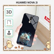 Huawei Nova 2i Glass case with 3D printed 12 zodiac animals new model