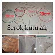 Seser Serok Sairan Serokan Kutu Air Kutir Artemia Kotak dan Bulet 15cm 20cm