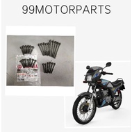ORIGINAL YAMAHA RXZ Crankcase Engine Screw Cover Enjin Skru Full Set screw casing engine Original th