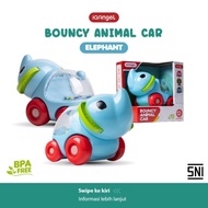 IQ Angel Bouncy Animal Car Hippo & Elephant IQ8059/IQ8056 - Educational Car Toys for Children