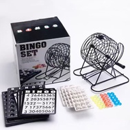 BINGO Lottery Machine BINGO Game Metal Cage Lottery Device Tabletop Game Lottery Machine