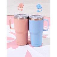 Bunny Japan Daigou 3coins 3 coins Thermos Stainless Steel Handle Straw Cup Genuine Daigou
