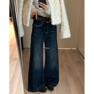 |Seeubye With Belt Slightly Flared Jeans Flared Jeans Bootcut Jeans