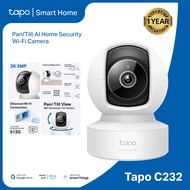 Tapo Official Store | TP-Link | C232 | Pan/Tilt | AI | Home Security | Wi-Fi | Camera