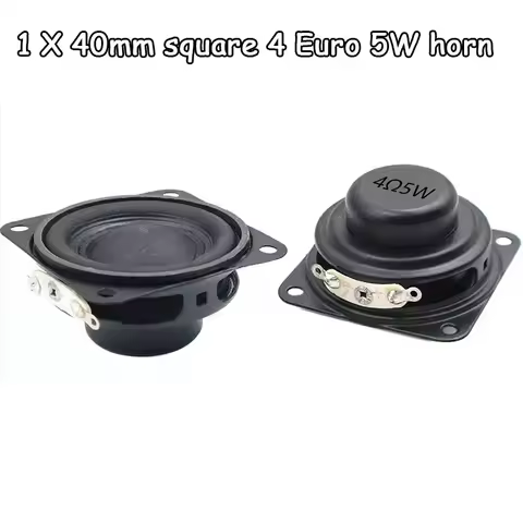 1PC Full Range Audio Speaker 40MM 4 Ohm 5W HiFi Stereo Loudspeaker Bluetooth Speaker