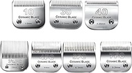 7Pack 10 Blades Dog Grooming Replacement Blades Compatible with Andis Pet Clipper/Oster A5/Wahl KM S