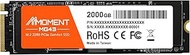 MMOMENT MG43 2000GB M.2 2280 PCIe Gen4 NVMe 1.4 Internal SSD, Solid State Drive, Read Speed Up to 48