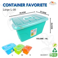 Maspion L 16L Favorite Container Multipurpose Storage Container/ Storage Box B-CC017