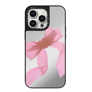 Pink Bow Phone Case iPhone17Promax Apple 16Pro Shock-Resistant i15 Protective i14 Hard i13