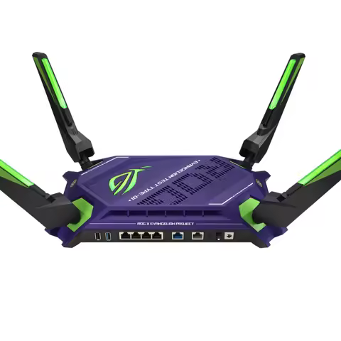 ASUS GT-AX6000 EVA Edition ROG Rapture Gaming Wi-Fi Router AiMesh Router Wi-Fi 6 802.11AX 6000 Mbps 