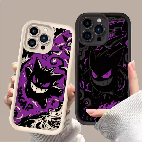 Phone Case For Google Pixel 10 9A 9 8 7 8A 7A Pro XL 4G 5G P-Pokemon Cool Gengar Soft Silicone TPU B