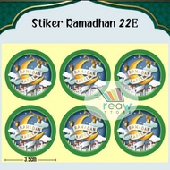 Round Sticker Cutting Sticker for Eid Al-Fitr Parcel Jar Sticker