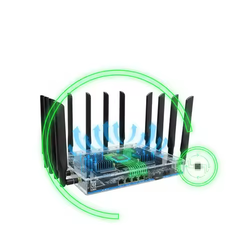Tri-Band Gigabit 2.4G 5.8G,6.0G WIFI 6/wifi 7 Industrial Used 4G LTE 5G Modem Wifi 7 X75 5g Modem Ro