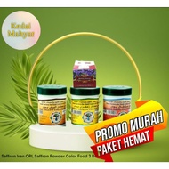 Original Imported Iran Saffron Saving Package 1gram, 3-color Powder Saffron
